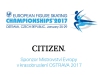 CITIZEN- sponzor Mistrovství Evropy v krasobruslení OSTRAVA 2017
